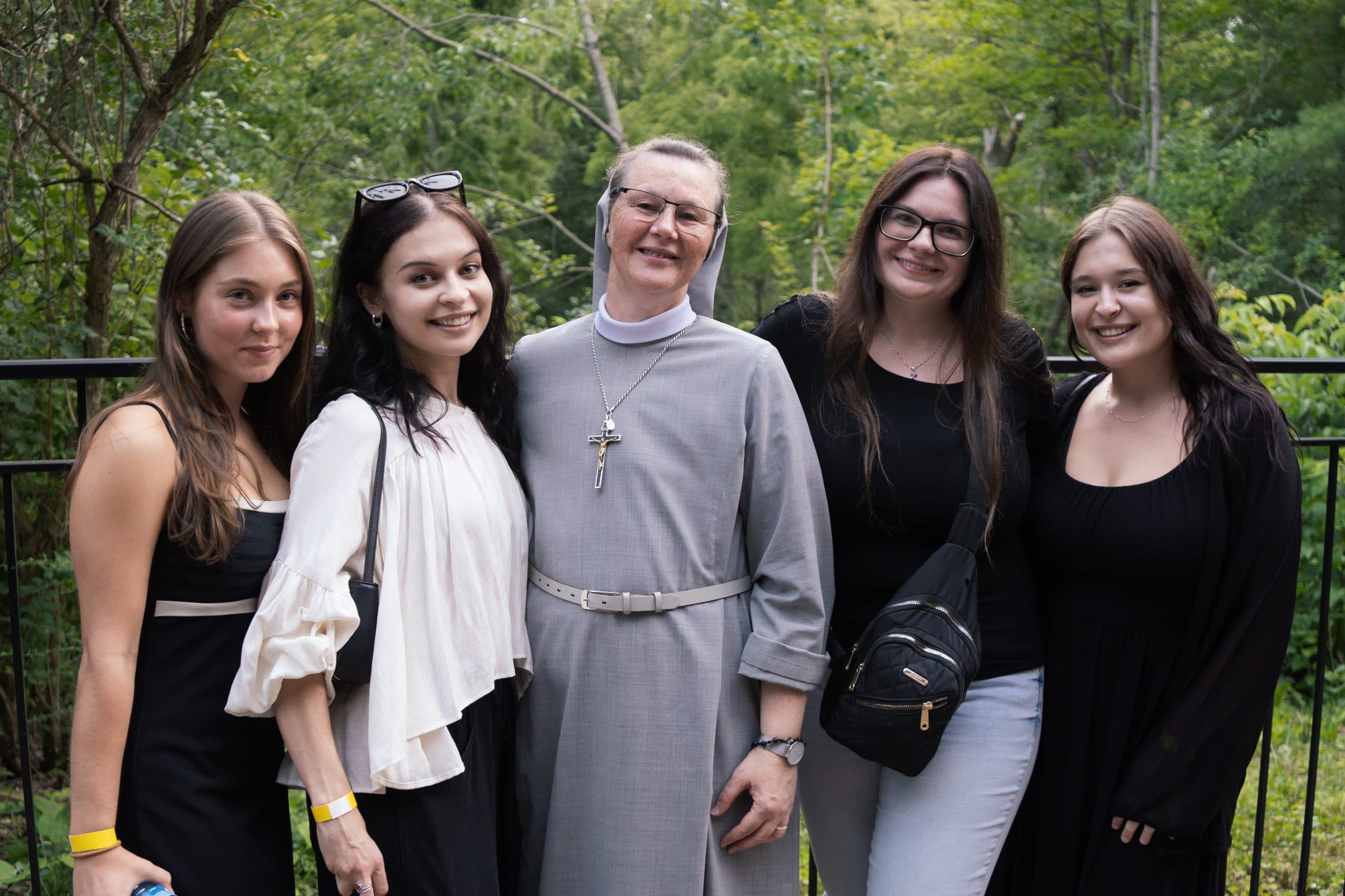 A group together at a WITHIN gathering