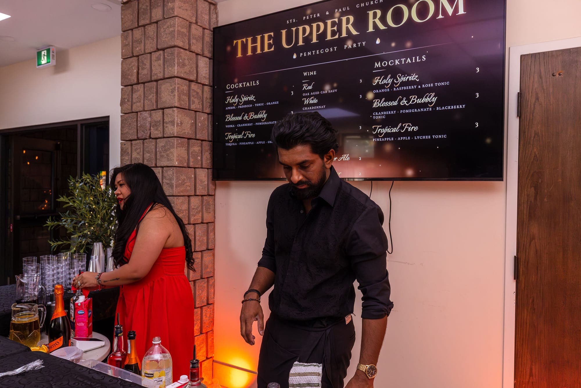 The Upper Room, the Pentecost party